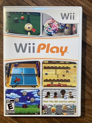 #ad 🎮 Wii Play Nintendo Wii Complete w Original Case 🎮 $5.99