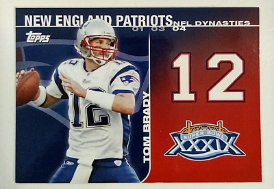 #ad 2008 Topps Tom Brady NFL Dynasties Tribute #DYN TB2 New England Patriots Scratch $2.86