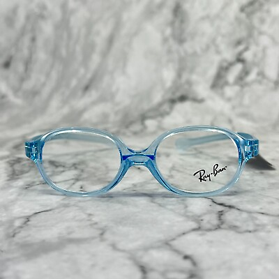 #ad Ray Ban Kids Jr RB1587 3769 Blue Oval Eyeglasses Frames 39 14 125 $40.48