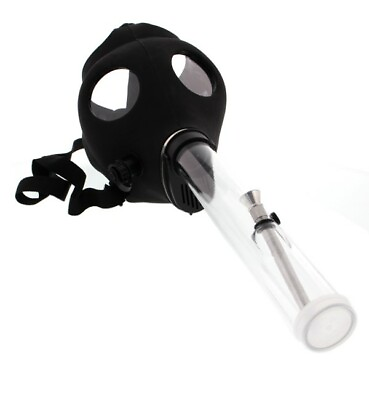 #ad Gas Mask Bong Hookah Smoking BONG COLOR VARY Black $27.99