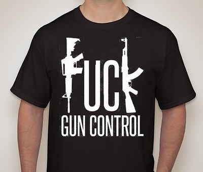 #ad F$ # Gun Control 2nd amendment Gun rights assault rifle gun symbol t shirt $14.99