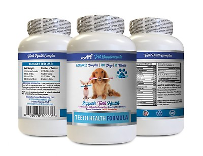 #ad dog teeth cleaning treats medium DOG TEETH HEALTH FORMULA 1B vitamin c dogs $19.49