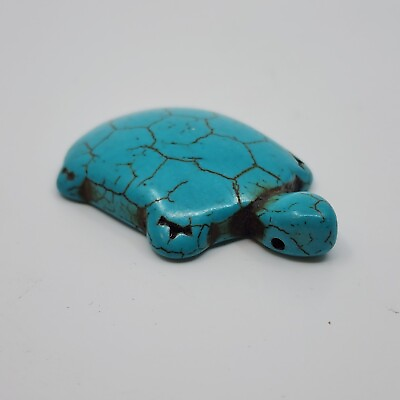 #ad Southwest Or Asian Style Turquoise Stone Turtle Pendant Aprox. 2quot; x 1quot; $39.43