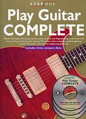#ad Step One: Play Guitar Complete 3 Cds Paperback GOOD $5.03