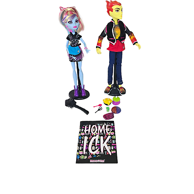 #ad Monster High Home Ick Abbey Bominable amp; Heath Burns Dolls with Accessories $64.40