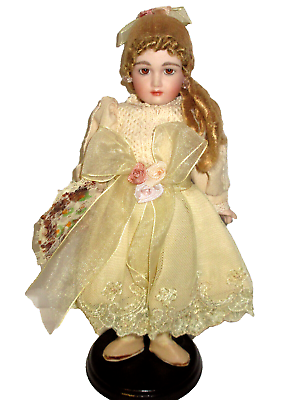 #ad Delton Products corporation 8” Porcelain Collector’s Doll R17 . $59.00
