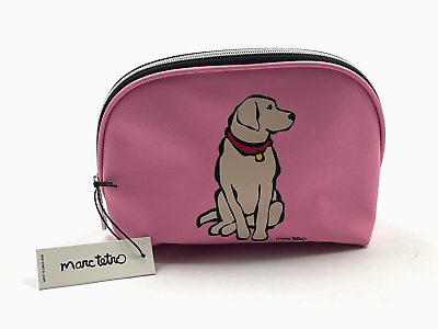 #ad MARC TETRO NWT Dog Golden Retriever Puppy Travel Bag Top Zip Cosmetic Case $24.99