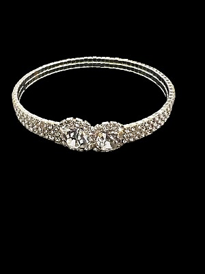 #ad Sparkles And Crystals Light Weight Bangle Stretch Bracelet Size 6 3 4 Inches To $5.99