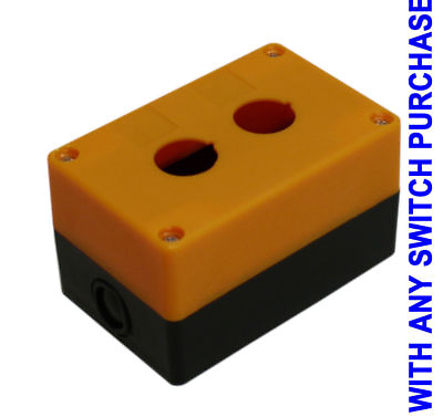#ad WITH PURCHASE OF SWITCH 2 Hole Switch Box for 22mm 7 8quot; PushButton Plastic $7.99