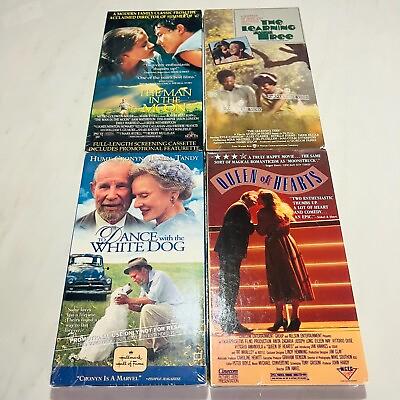 Sealed VHS Lot of 4 Man in Moon Learning Tree White Dog Queen of Hearts $39.95