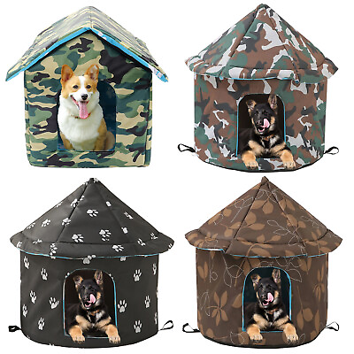 #ad Outdoor Pet Cat Small Dog House Warm Pet Shelter Tent Soft Slepping Kennel Nest $19.99
