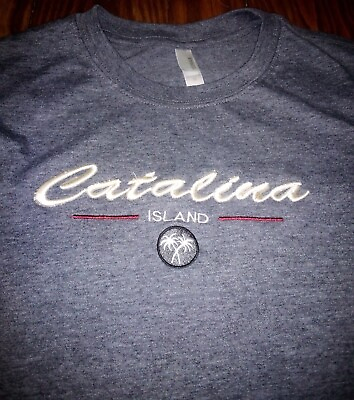 #ad Catalina Island T Shirt Grey Size Medium T Shirt $24.95