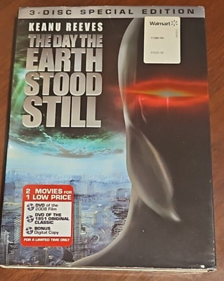 #ad The Day the Earth Stood Still DVD 2009 3 Disc Set Includes Digital Copy... $8.36