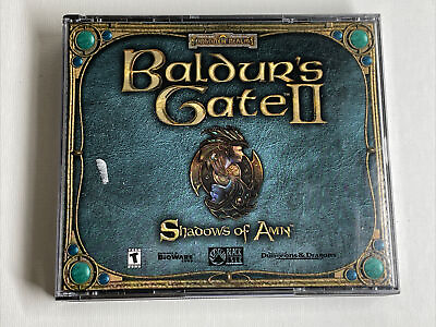 #ad Baldur#x27;s Gate 2 II: Shadows of Amn PC 2000 4 Disc Set Complete Preowned $2.99