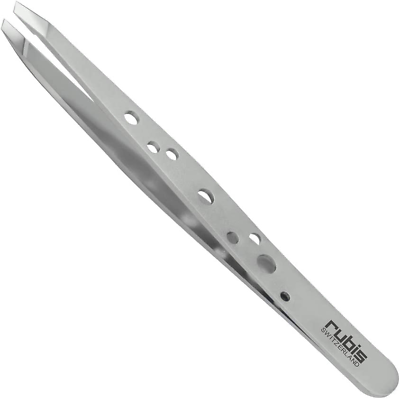 #ad Hole Pattern Classic Stainless Steel Slanted Tweezers for Precise Eyebr... $42.99