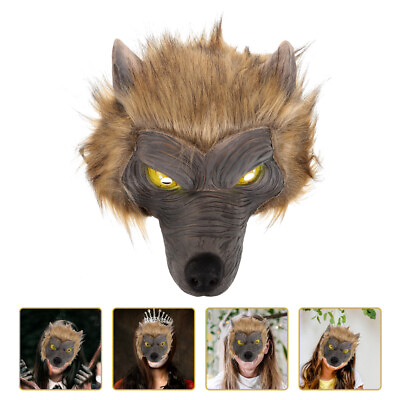 #ad Halloween Wolf Mask Outdoor Cosplay Prop $16.35