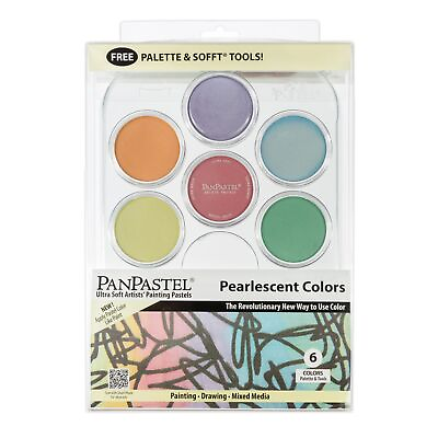 #ad Colorfin PanPastel Ultra Soft Artist Pastel Set 9ml 6 Pkg Pearlescent $45.96