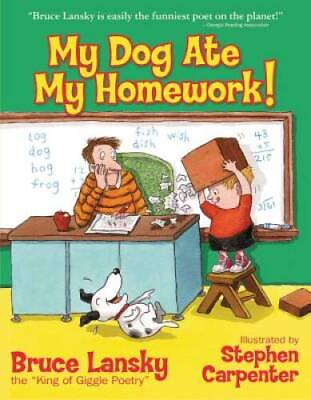 #ad My Dog Ate My Homework Hardcover By Lansky Bruce GOOD $4.10