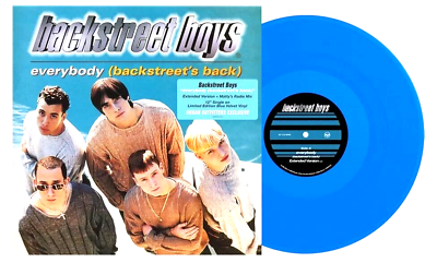 #ad Backstreet Boys Everybody Backstreet’s Back 12quot; Single Blue Colored Vinyl LP $23.99