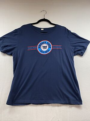 #ad Wrigley Field 100 Years T Shirt Size Large Chicago Cubs $14.63