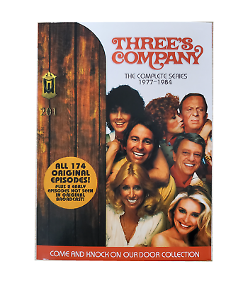 #ad *Three#x27;s Company: The Complete Series seasons 1 8 DVD 2018 29 Disc Set sealed $36.89