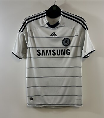 #ad Chelsea Third Football Shirt 2009 10 Adults Medium Adidas G927 GBP 49.99