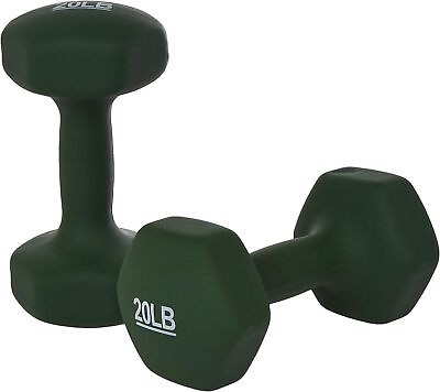 #ad Neoprene Coated Hexagon Workout Dumbbell Hand Weight $43.26