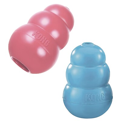 #ad New in Packaging Set of 2 Kong One Pink amp; One Blue Classic Puppy Size Small $13.00