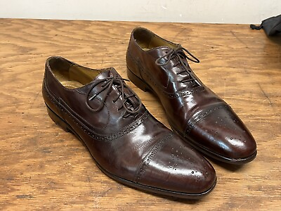 #ad Johnston amp; Murphy Oxford Handcrafted in Italy Cap Toe Style 24 0154 ● Size 11.5 $36.91