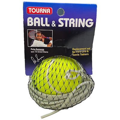 #ad Tourna Ball and String for Tennis Trainers Training Practice Tethered $10.00