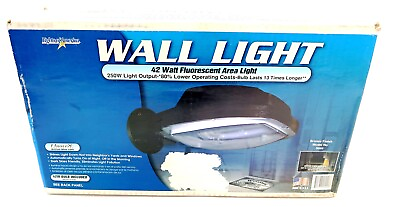 #ad NEW Lights Of America Outdoor 42 Watt Fluorescent Area Wall Light Model 9044 $18.69