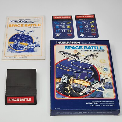 #ad Space Battle Intellivision Blue Box CIB COMPLETE amp; TESTED $13.95