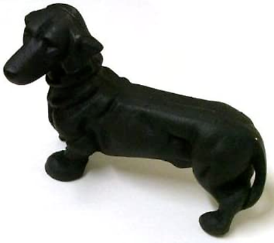 #ad Cast Iron Dachshund Doorstop by $41.39