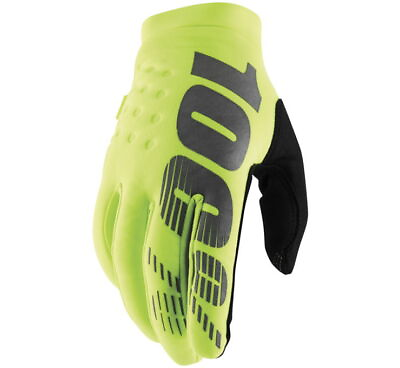 #ad 100% Fluorescent Yellow Youth Brisker Cold Weather Gloves L 10016 004 06 $36.95