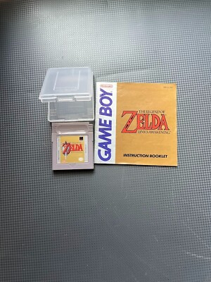 #ad The Legend of Zelda ORIGINAL NINTENDO GAMEBOY Game w Manual TESTED SAVES $56.00
