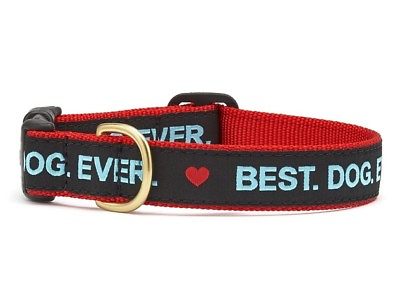 #ad Up Country Dog Collar Best Dog Ever Adjustable Made In USA XS S M L XL XXL $24.00