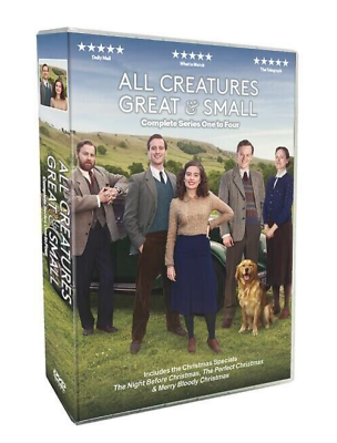 #ad #ad All Creatures Great And Small The Complete Series Season 1 4 DVD Box Set $25.60