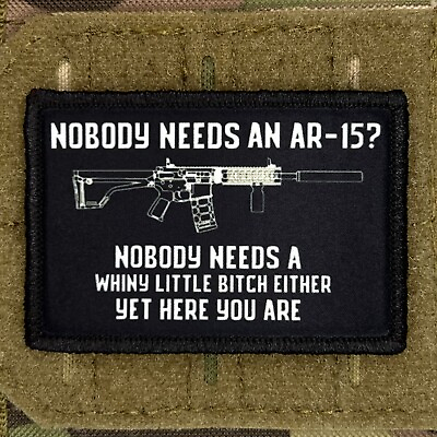 #ad Gun Control Patch Military Badge Tactical Hook amp; Loop 412 $8.99