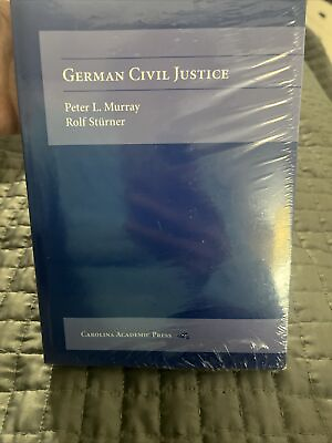 #ad GERMAN CIVIL JUSTICE By Peter Nicolas Hardcover New $8.00