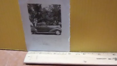 #ad Vintage photo Left side view of a car outside Looks like 1950#x27;s era B 126 1 $10.87