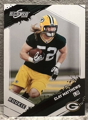 #ad 2009 Score Clay Matthews Rookie Green Bay Packers RC #324 $0.99