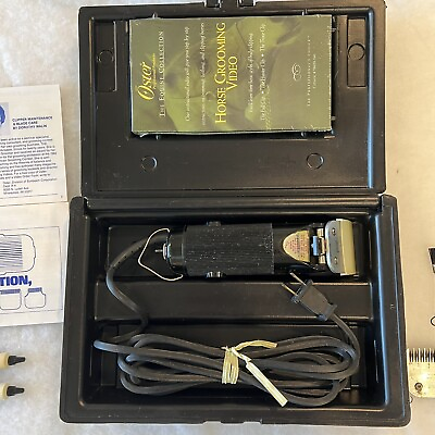 #ad Oster Professional Golden A5 Pet Grooming Clipper with Hard Case Horse Video $64.69