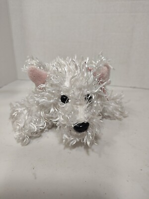 #ad Webkinz Ganz 8quot; White Terrier Dog HM106 Plush Stuffed NO CODE $7.99