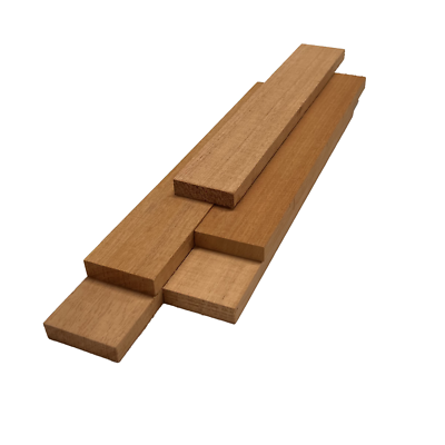 #ad #ad Pack of 5 Honduran Mahogany Thin Lumber Boards Carving Wood Blocks 1 4quot;x2quot;x 12quot; $17.63