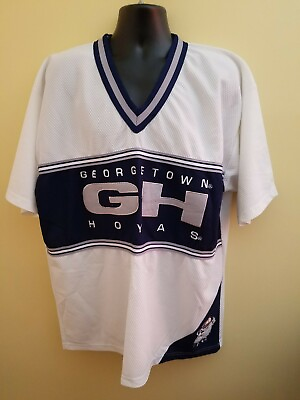 #ad Vintage Georgetown Hoyas USA NCAA Warmup Jersey Used Size XL $25.00
