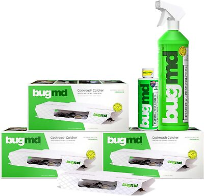 #ad BugMD Cockroach Catcher 3 Pack BugMD Essential Pest Control Concentrate 1 $95.18