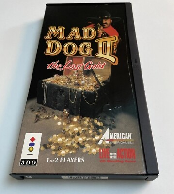 #ad #ad Mad Dog II 2 The Lost Gold Panasonic Real 3DO Longbox Complete $64.33