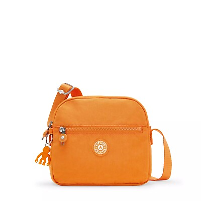 #ad Kipling Keefe Crossbody Bag Sunset Yellow NWT orange PN6467 $54.95