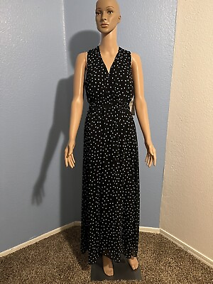 #ad New Polka Dot Black Dress. $19.50