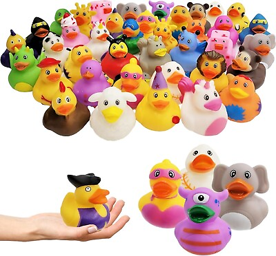 #ad 20 PACK Rubber Ducks in BulkAssortment for Jeep Ducking Floater Duck Bath Toy $23.99